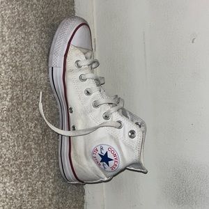 High top white Converse
